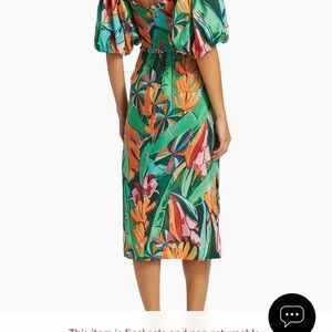 FARM Rio Vibrant Floral Midi Dress